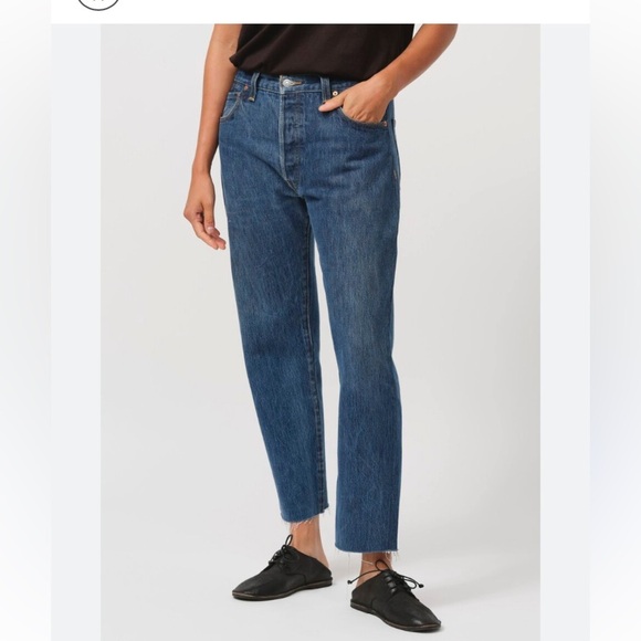 Re/Done+Levi’s 70s Stovepipe HiRise Button fly Straight Leg style001-3WLSSSIZE - Picture 1 of 16